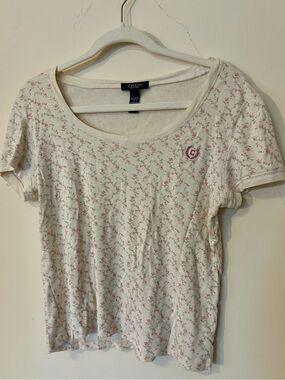 Chaps 100% Cotton Short Sleeve Tee